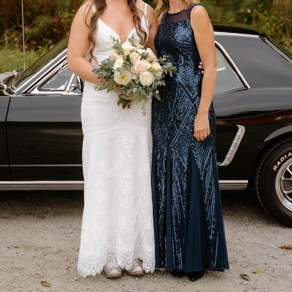 Nightway Womens Sequin Dress - Picture 5 of 11